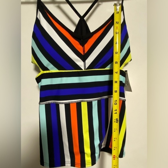 ANNE Cole Locker 2 Piece Tankini Bikini Swimsuit Bathing Suit Size Medium NWT - Picture 12 of 16